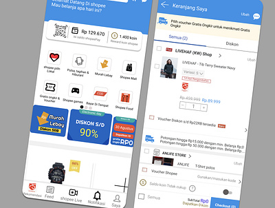 Re-Create Application called Shopee design re create