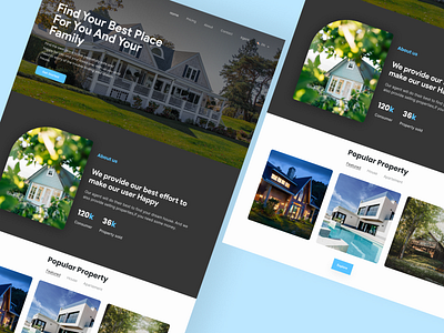 KOKKEN Property Website design ui web