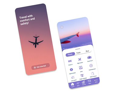 Redesign travel app