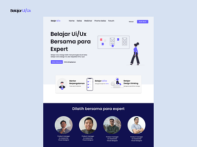Belajar UI/UX Web branding design figma ui ux web