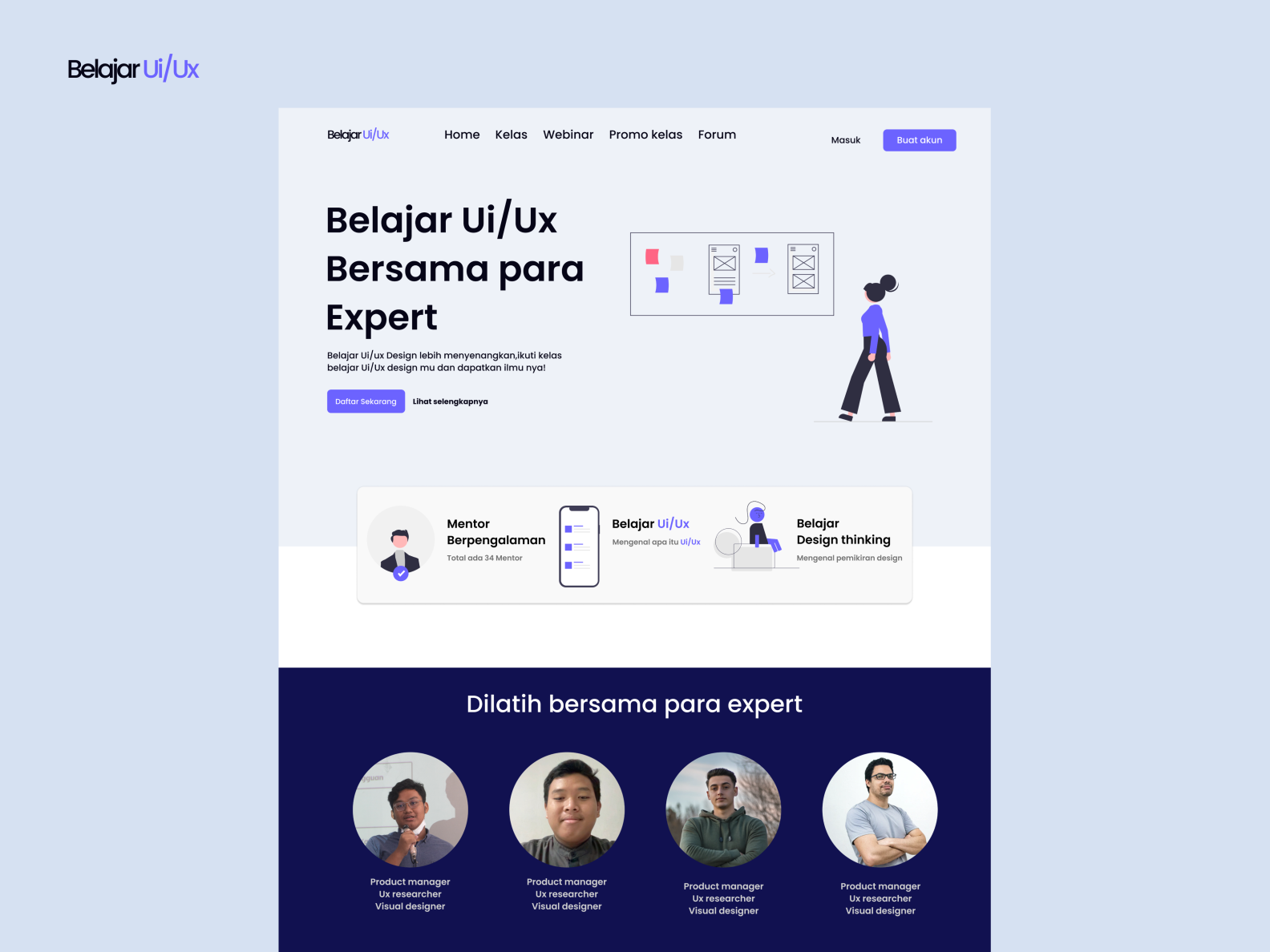 Belajar UI/UX Web by Rafif Musyaffa falah on Dribbble
