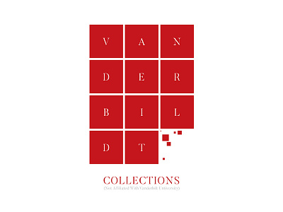Fake Museum Logo - Vanderbildt Collections fake logo museum logo shapes squares vanderbildt