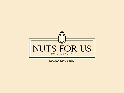 Nuts For Us Logo + Logo Animation + Social + Packaging design illustration logo