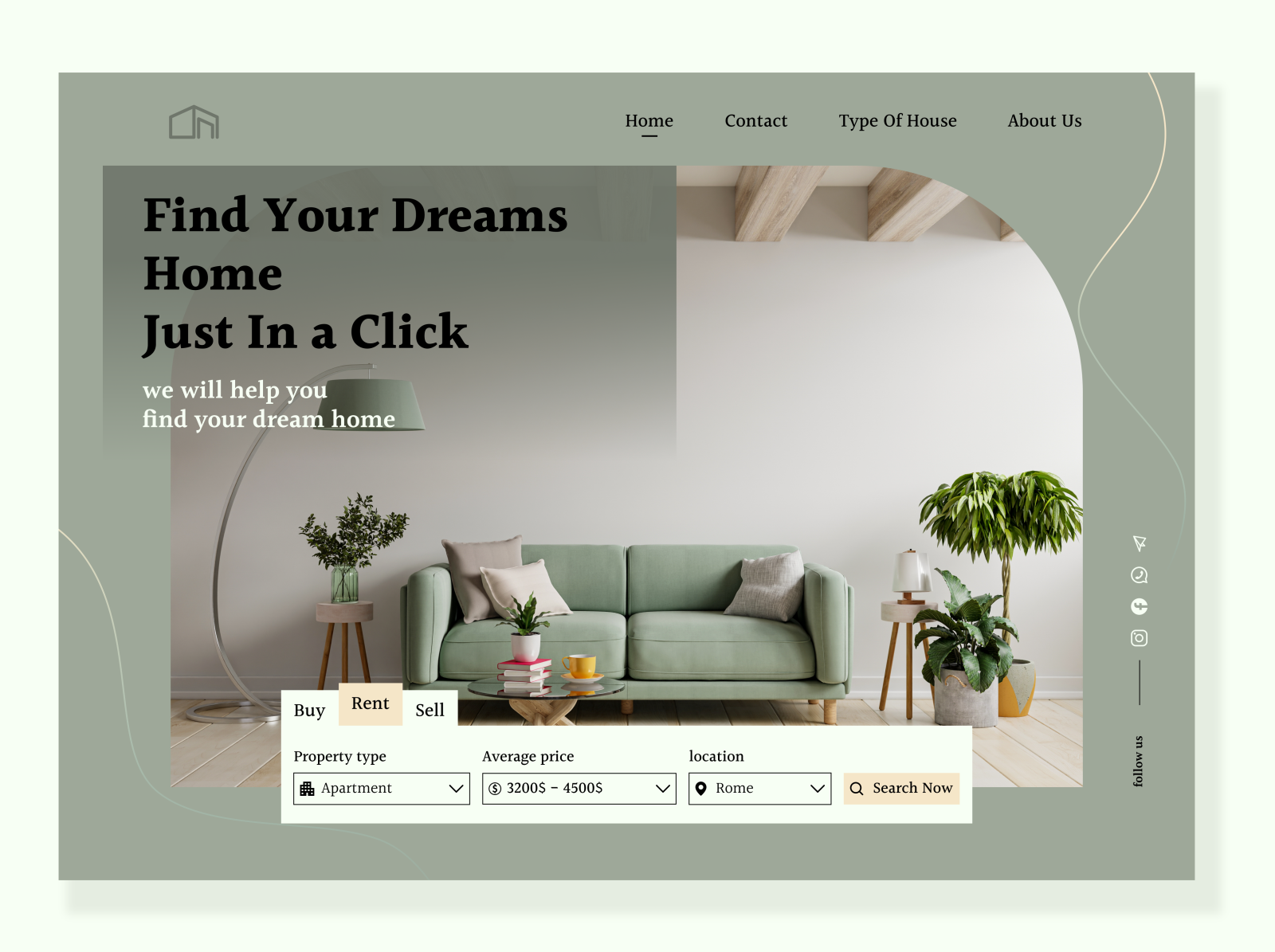 Real Estate Professional Service Landing Page by Maryam Khameyar on