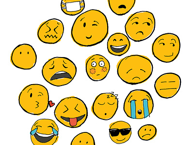 Emoji Family emoji fun illustration