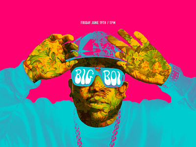 Big Boi Poster atlanta atlien big boi outkast poster tropical