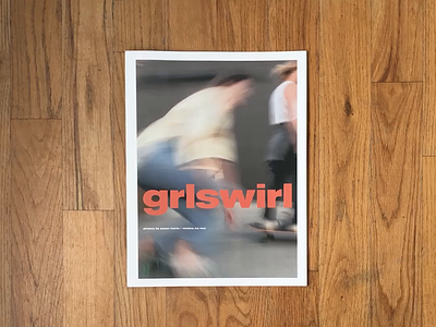 GRLSWIRL zine california color design female grlswirl newsprint photography portrait print skateboarding venice venice skate park zine