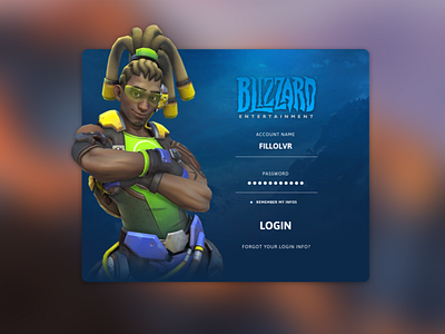 Blizzard App Login (Battlenet) login overwatch uiuix