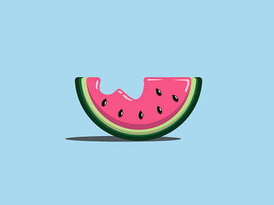 Watermelon design food fruit graphic design illustration logo summer sweets vector watermelon