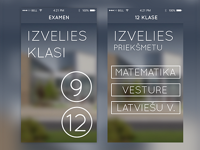 State Examination App 7 app blur depth examination ios state