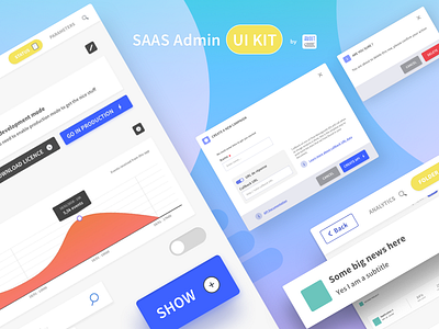 SAAS Admin Web UI Kit by Aboutgoods