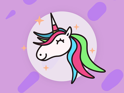 Unicooorny challenge cute cute animal doodleaday illustration rainbow unicorn