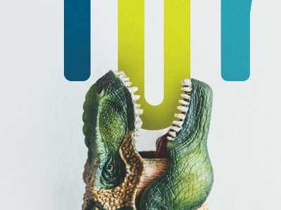 Art Direction Concept art direction dinosaur toys typography