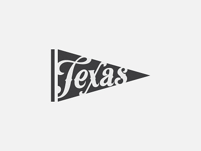 Texas flag pennant texas typography