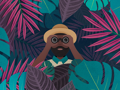 Jungle Explorer explore explorer illustration jungle texture