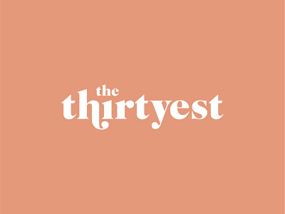 The Thirtyest logo podcast podcast logo typography