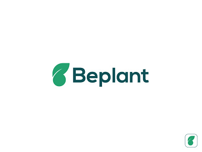Beplant minimalist logo design b logo brand identity branding business logo creative design leaf logo logo logo design logo designer logos nature logo tech logo vector