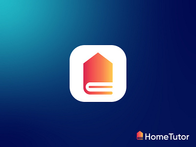 Hometutor modern minimalist logo design