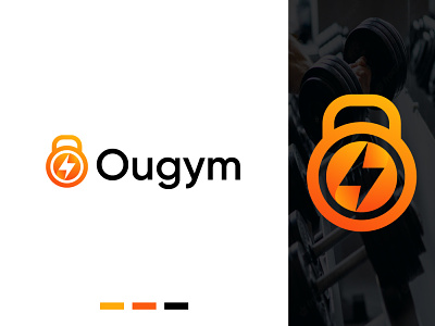 Gym logo, fitness logo, modern logo design