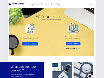 MyProtectAmerica Homepage hero home security homepage splash screen