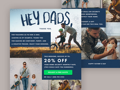 Father's Day Email email marketing emails fathers fathers day home security