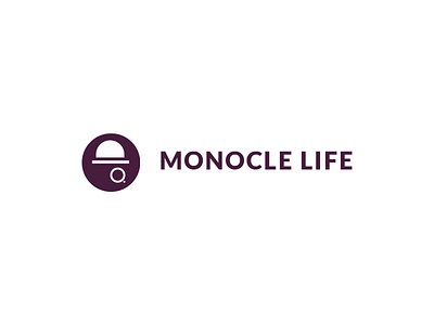 Monocle Life branding design logo typography