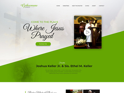 Gethsemane CHURCH animation branding brandmanagement crativedesign creative design graphic design illustration logo ui