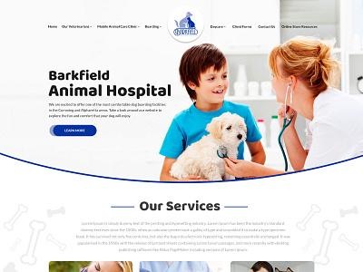 bark field Animal Hospital animation branding brandmanagement design graphic design illustration logo ui ux vector