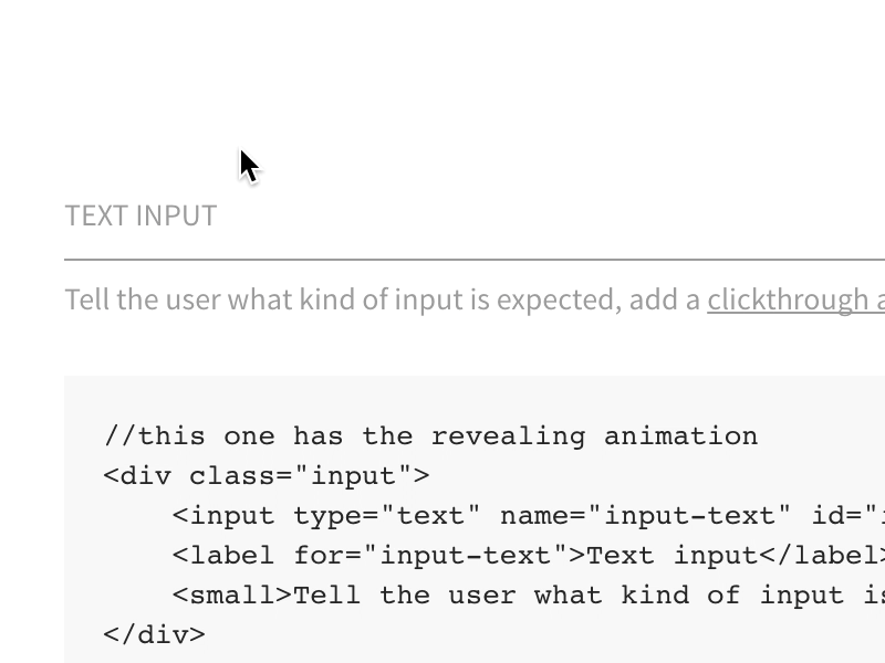 CSS-only inputfield css field forms front end input material design