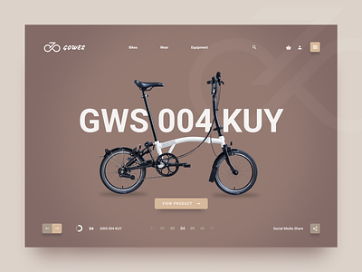 Bike Shop Landing page