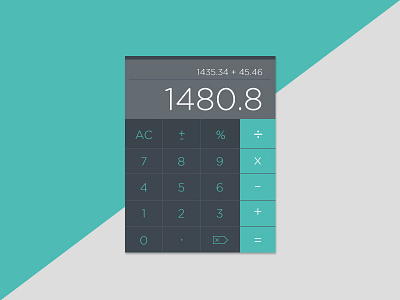 Calculator Design calculator daily ui simple
