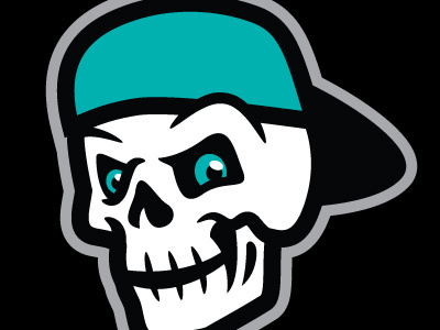 Deadliest Catch'rs baseball baseball catcher cap caps catcher catchers design hat hats illustration logo mascot mascots skeleton skull