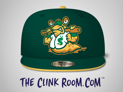 Sluggers baseball cap caps design hat hats illustration logo mascot mascots slug slugger sluggers slugs