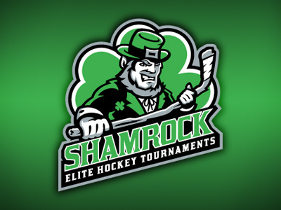 Shamrock Elite hockey irish leprechaun shamrock