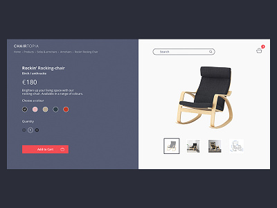 Online Furniture Retail Concept