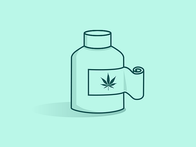 KindTyme Label Design Icon cannabis icon illustrator label minimal package design services vector