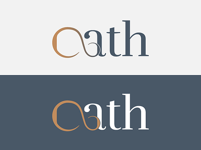 Oath Cannabis & Hemp Insurance Logo branding cannabis classy gradient hemp infinity insurance logo logo design oath rebrand variation