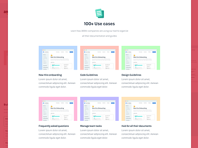 Use Cases - SaaS Landing page breakdown [+article]