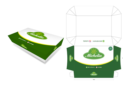 Michelia food box 3d box graphic design motion graphics ui