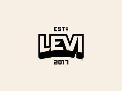 Levi Badge badge branding design graphic design iconography icons identity illustration illustrator lettering logo marketing type typography