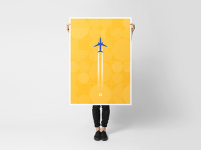 Flight Poster flight freelancers graphic design illustration illustrator poster print