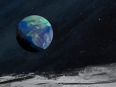 Earthrise earth galaxy illustration moon paint planet solar system space stars textures