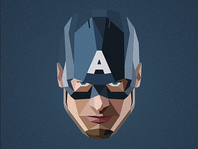 Captain America angular captain america comic comic book geometric halftone hero illustration marvel superhero texture