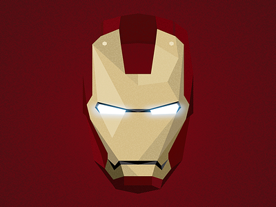 Iron Man angular comic comic book design geometric halftone hero illustration iron man marvel superhero texture