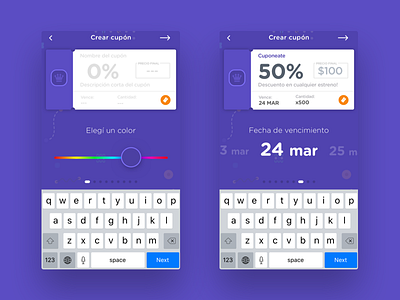 Creation Wizard app color picker coupon creation ios off sale wizard