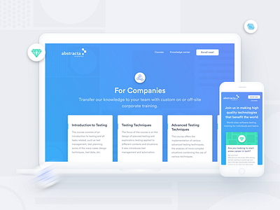 Abstracta Academy abstracta academy colorful course learn pattern software teach testing web