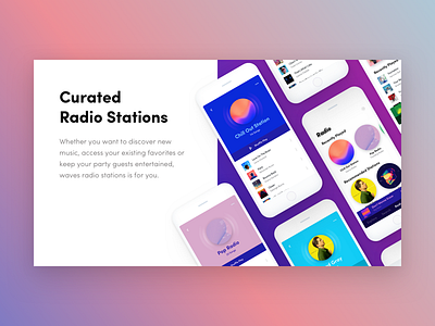 Waves - Music App Deck