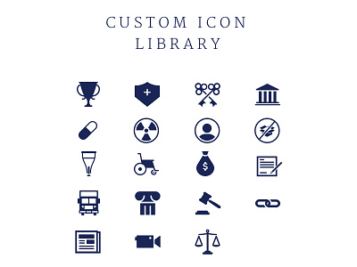 Custom Icon Library icons