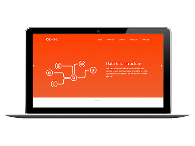 Website Design for DRAC css onepage onepager website