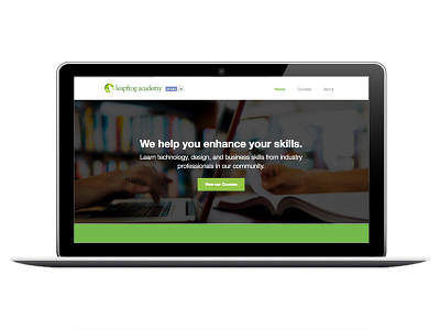 Leapfrog Academy css onepage onepager website